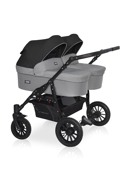 Детская коляска для двойни Riko Basic Saxo 2 в 1 фото 3