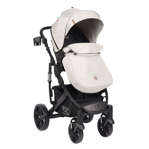 Фото Детская коляска-трансформер Sweet Baby Comfort 2 в 1 на черной раме, реальные фотографии клиентов | Коляски-Кроватки.Ру