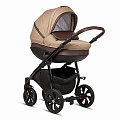 Детская коляска Tutis Nanni 3 в 1 (893023 Капучино + Кожа тёмно-коричневая
						
					) — Фото