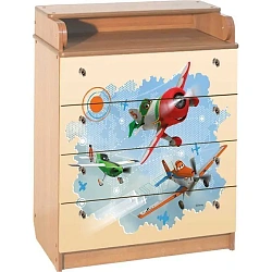 Пеленальный комод Disney КДП Самолеты 60 x 90