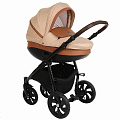 Детская коляска Tutis Nanni 3 в 1 (893342 Песочный + Кожа коричневая
						
					) — Фото