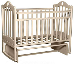 Детская кроватка Антел Каролина 5, продольный маятник, без ящика