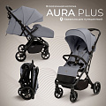 Детская прогулочная коляска Sweet Baby Aura Plus (Light Grey
						
					) — Фото