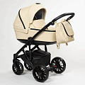 Коляска-люлька + автокресло Mr Sandman Apollo GF (Бежевый Экокожа
						
					) — Фото