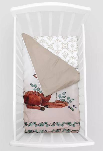 Комплект постельного белья Топотушки Крошка Олененок, 3 предмета фото 4