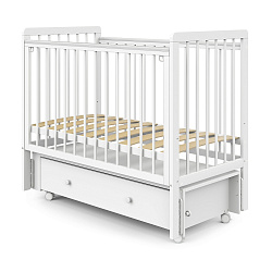 Детская кроватка Pituso Tiny, ящик-маятник/колесо