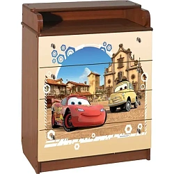 Пеленальный комод Disney КДП Тачки 60 x 90