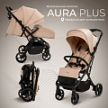 Детская прогулочная коляска Sweet Baby Aura Plus (Beige
						
					) — Фото
