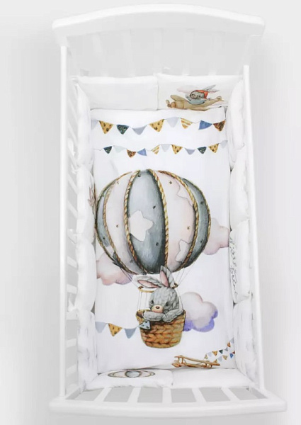 Комплект постельного белья Топотушки Зайка Пилот, 6 предметов фото 5