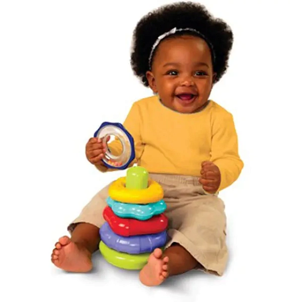 Развивающая пирамидка Bright Starts Брайт Стартс Радуга Цветов 9001 фото 3