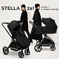Детская коляска Sweet Baby Stella 2 в 1 (Black
						
					) — Фото