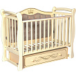 Детская кроватка Кедр Olivia 1, универсальный маятник/мягкая стенка - Фото