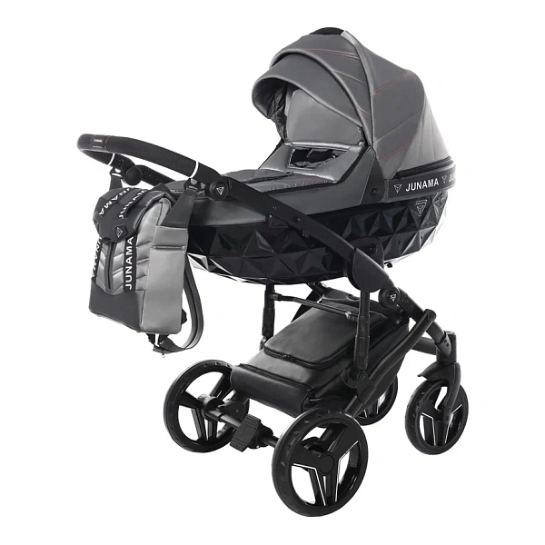Детская коляска Junama Clermont 3 в 1 на черной раме фото 1