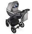 Детская коляска Bexa Ideal Eco 2 в 1 (IE 05 черный+св.серая кожа
						
					) — Фото