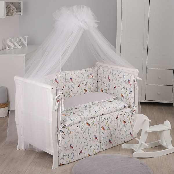 Комплект постельного белья Lepre Birds, 6 предметов фото 1