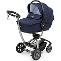Детская коляска Foppapedretti Myo Tronic Travel 3 в 1 (Blue Sky
						
					) — Фото