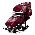 Санки-коляска Kristy скандинавия 2016 (Бордо) — Фото