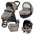 Детская коляска Peg-Perego Book Cross Modular System 3 в 1 (Bloom Biege
						
					) — Фото