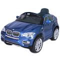 Электромобиль JiaJia BMW JJ258 R/C, Лицензия, 6V 7*2, 3-6 лет, с музыкой (Синий) — Фото