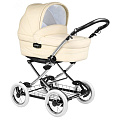 Коляска-люлька для новорожденного Peg-Perego Classico Culla Auto, ткань или эко-кожа (Paloma
						
					) — Фото