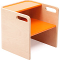 Детский стул-трансформер Bloom Pogo Step Stool 3 в 1 (Natural/Harvest Orange) — Фото