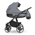 Детская коляска Riko Re-flex 2 в 1 (06 Graphite
						
					) — Фото