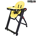 Стульчик для кормления Ivolia Love 02, 4 колеса (Yellow
						
					) — Фото