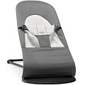 Детское кресло-шезлонг BabyBjorn Balance Soft (Темно-серый/Серый
						
					) — Фото