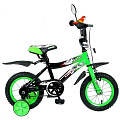 Двухколесный велосипед Velolider Lider Shark 12" арт. 12A-1287 (зеленый-черный) — Фото