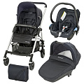 Коляска Bebe Confort Streety Pack 3 в 1 (Oxygen black
						
					) — Фото
