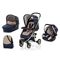 Детская коляска Hauck Malibu All in One 3 в 1 Navy — Фото
