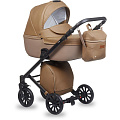 Детская коляска Anex Cross 3 в 1, эко-кожа (05 Ivory
						
					) — Фото