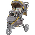 Прогулочная коляска Happy Baby Neon Sport New (Yellow New
						
					) — Фото