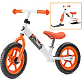 Беговел на лыжах Small Rider Combo Racer 2 в 1 (Бело-оранжевый) — Фото