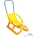 Детские санки  Торнадо 1 Люкс (желтый) — Фото