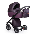 Детская коляска Anex Cross 3 в 1, эко-кожа (09 DARK PLUM
						
					) — Фото