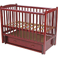 Детская кроватка Счастливый Малыш Кроха-2, поперечный маятник (Тик) — Фото