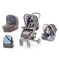 Детская коляска Hauck Malibu All in One 3 в 1 Grey — Фото
