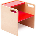 Детский стул-трансформер Bloom Pogo Step Stool 3 в 1 (Natural/Rock Red) — Фото