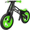 Велобалансир + беговел Hobby-Bike RT Fly А Черная Оса Plastic А-шины елочка (kiwi-black) — Фото