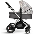 Детская коляска Redsbaby Bounce New Редсбеби Баунс Нью 2 в 1 (Silver Dusk
						
					) — Фото