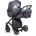 Детская коляска Anex Cross 3 в 1, эко-кожа (02 Gray Quartz
						
					) — Фото