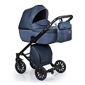 Детская коляска Anex Cross 3 в 1, эко-кожа (07 SAPPHIRE
						
					) — Фото