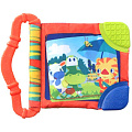 Развивающая книжка с прорезывателем Bright Starts Брайт Стартс Весёлые Зверюшки 8475 в ассортименте (Оранжевый) — Фото