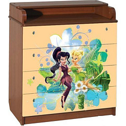 Пеленальный комод Disney КДП Феечки 80 x 90