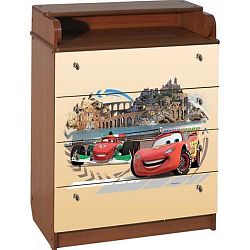 Пеленальный комод Disney КДП Молния Маккуин и Гонки 60 x 90
