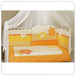 Комплект постельного белья Feretti Sun Flower 6 предметов