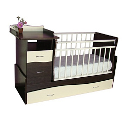 Детская кроватка Островок уюта Чунга-Чанга (поперечный маятник)