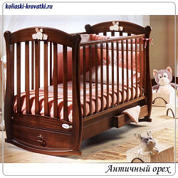 Детская кроватка Baby Italia Rosa VIP качалка
