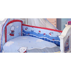 Бампер в кроватку Золотой Гусь Морские котята